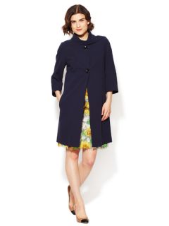 Cotton Crepe Duster Coat by Marni