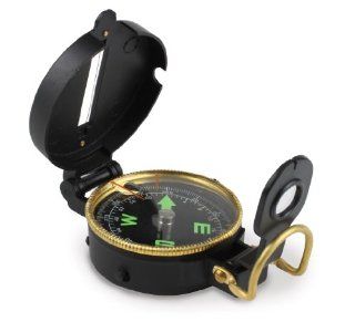 Stansport Metal Lensatic Compass  Camping Compasses  Sports & Outdoors