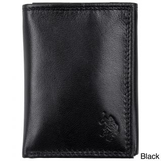 U.s. Polo Association Mens Genuine Leather Tri fold Wallet