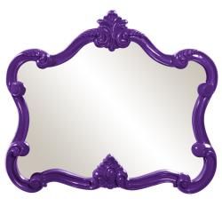 Glossy Purple Veruca Mirror