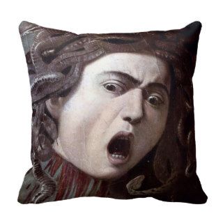 The Head of The Medusa by Michelangelo Caravaggio Pillow
