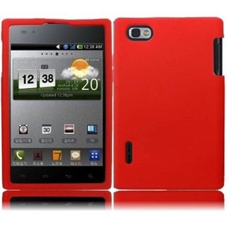 BasAcc Red Silicone Case for LG Intuition VS950 Optimus VU BasAcc Cases & Holders