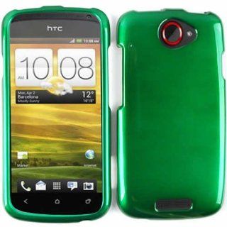 ACCESSORY HARD SHINY CASE COVER FOR HTC ONE S SOLID DARK GREEN Cell Phones & Accessories