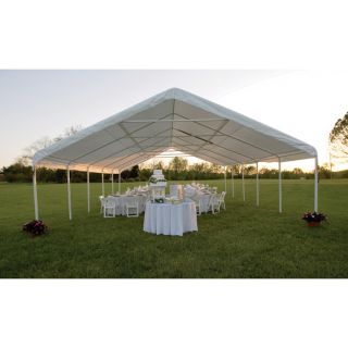 ShelterLogic Ultra Max 24Ft.W Industrial Canopy — 30ft.L x 24ft.W x 12ft.H, 2 3/8in. Frame, 12-Leg, Model# 27272  Ultra Max   2 3/8in. Dia. Frame Canopies