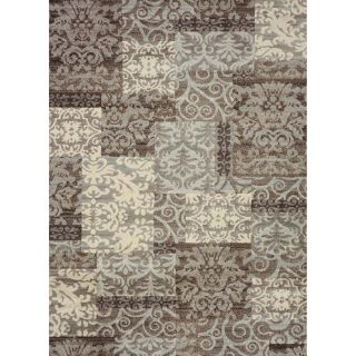 Concord Global Winston Rectangular Cream Geometric Area Rug (Common 8 ft x 11 ft; Actual 7 ft 10 in x 10 ft 6 in )