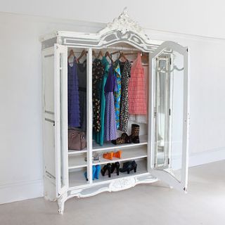 large glass fronted french armoire by out there interiors