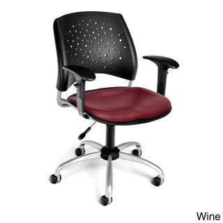 Star Series Vinyl Task Chair With Arms