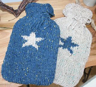 star motif hottie covers by knitknacks company