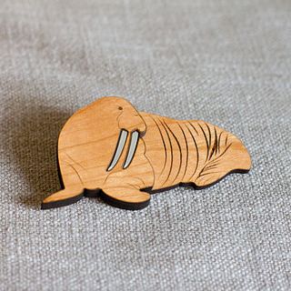 walrus brooch by finest imaginary