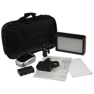 Fotodiox Pro LED 209AS, Video LED Light Kit, with Dimmable Switch, Daylight / Tungsten Switch 1x Sony type Battery, Battery Charger, Removable Diffuser, Hot Shot Mount and Carrying Case, Color Temperature 5600K, CRI > 95  Photographic Lighting  Camera