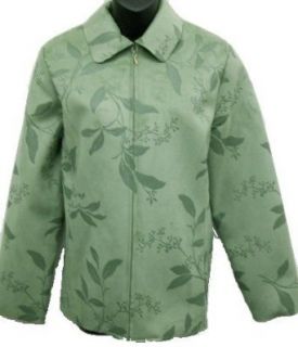 Alfred Dunner Sedona Embossed Leaf Jacket 8 Anoraks