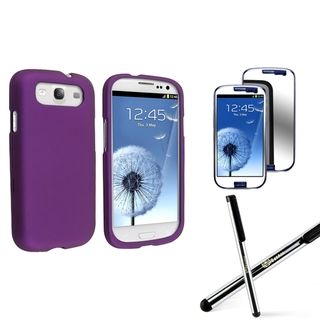BasAcc Purple Case/ Protector/ Stylus for Samsung Galaxy S III/ S3 BasAcc Cases & Holders