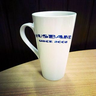 personalised relative latte mug by loving luxuries