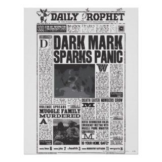 Daily Prophet Front Page Poster