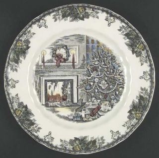 Johnson Brothers Friendly Village, The Christmas Dinner Plate, Fine China Dinner