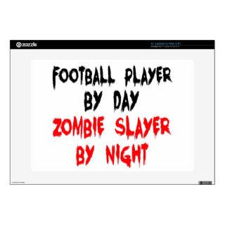 Football Player Zombie Slayer Decals For Laptops