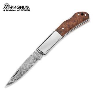 Magnum Damascus King Knife  Hunting Knives  Sports & Outdoors