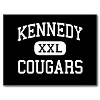 Kennedy   Cougars   High   Cedar Rapids Iowa Postcard