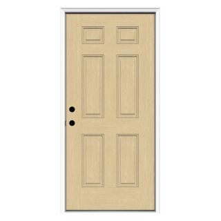 ReliaBilt Inswing Fiberglass Entry Door (Common 80 in x 36 in; Actual 81.75 in x 37 in)