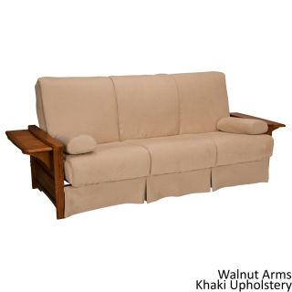 Epicfurnishings Bellevue Perfect Sit   Sleep Transitional style Pillow Top Full size Futon Sofa Khaki Size Full