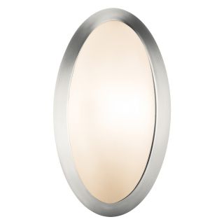 Access Cobalt 1 light Brushed Steel Wall Sconce