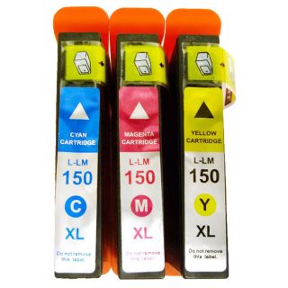Compatible Lexmark 150xl 14n1615/ 14n1616/ 14n1618 Ink Cartridges (pack Of 3)