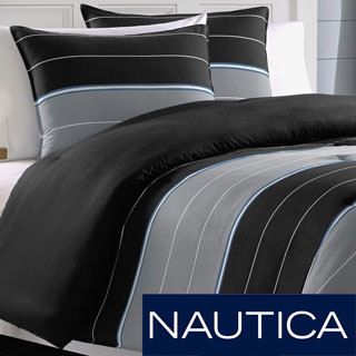 Nautica Danbury Stripe Cotton 3 piece Comforter Set