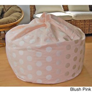 Ahh Products Delightful Dots 36 inch Washable Bean Bag Chair Pink Size Large