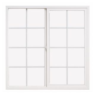 ThermaStar by Pella 10 Series Left Operable Vinyl Double Pane Sliding Window (Fits Rough Opening 48 in x 48 in; Actual 47.5 in x 47.5 in)