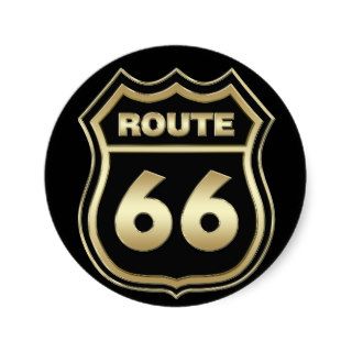 Route 66 Illustration Sticker