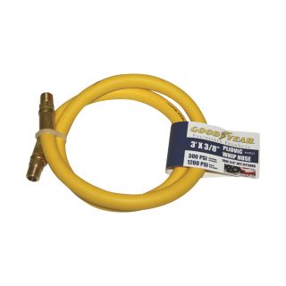 Goodyear 3-Ft. x 3/8in. Pliovic Whip Hose — 300 PSI, Model# 12833  Air Hoses   Reels