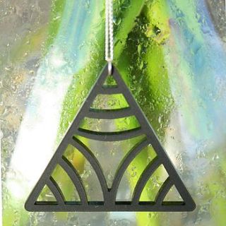 acrylic pyramid pendant by urban twist