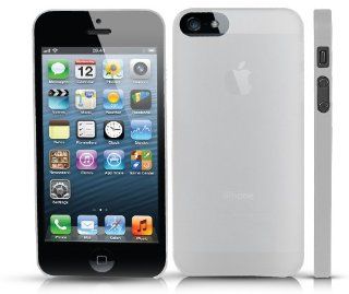 Protective Super Slim Protective Case Hard Plastic Cover Back Plate for Apple iPhone 5   White Cell Phones & Accessories