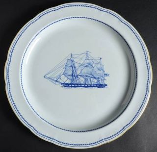 Spode Trade Winds Blue 12 Chop Plate/Round Platter, Fine China Dinnerware   Blu