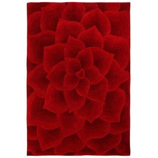 Nuloom Handmade Bold Floral Wool Rug (83 X 11)