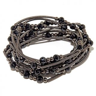 R.J. Graziano "Fuss Free Fashion" Bead and Wire 10 piece Stretch Bracelets