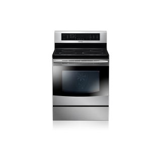 Samsung 5 Element 5.9 cu ft Self Cleaning with Steam Freestanding Induction Range (Stainless Steel) (Common 30; Actual 29.9062 in)