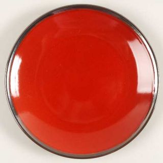 Gourmet Expressions Caterina Red Salad Plate, Fine China Dinnerware   All Red, C