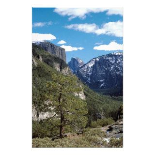 Mountain Valley Vista Yosemite Stationery Design