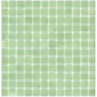 Elida Ceramica Recycled Cucumber Glass Mosaic Square Indoor/Outdoor Wall Tile (Common 12 in x 12 in; Actual 12.5 in x 12.5 in)