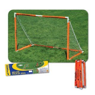 Champro Fold Up Soccer Goal (Orange, Large/6 x 4 Feet)  Sports & Outdoors