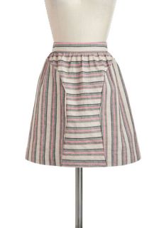 Stripe My Fancy Skirt  Mod Retro Vintage Skirts