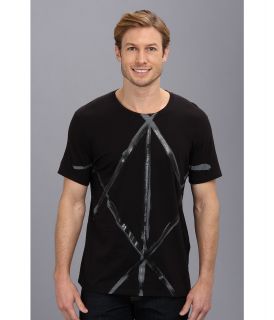 Calvin Klein Jeans Brush Stroke X Mens T Shirt (Black)
