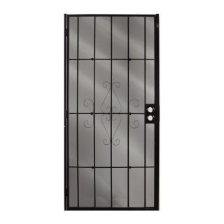 Comfort Bilt Magnum Black Steel Security Door (Common 36 in x 81 in; Actual 39 in x 82 in)