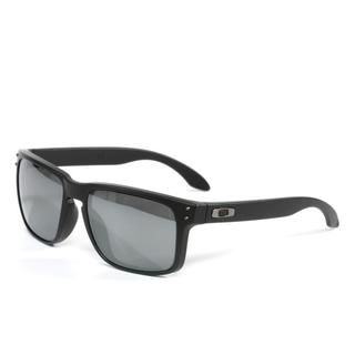 Oakley Unisex Holbrook Sunglasses In Matte Black With Black Iridium Polarized Lenses