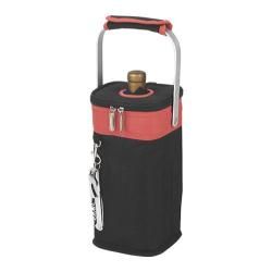 Picnic At Ascot Insulated Single Bottle Carrier Black/orange