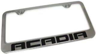 GMC Acadia Engraved Chrome Frame Mirror Chrome License Plate Frame Automotive