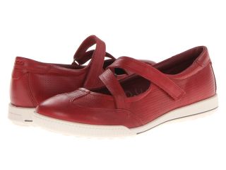 ECCO Crisp Cross Maryjane Womens Shoes (Red)