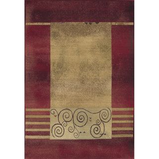Generations Red/ Beige Accent Rug (23 X 45)