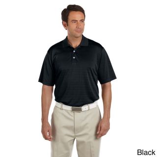 Adidas Golf Mens Climalite Textured Short sleeve Polo Black Size XXL